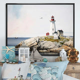 Lighthouse By The Ocean I