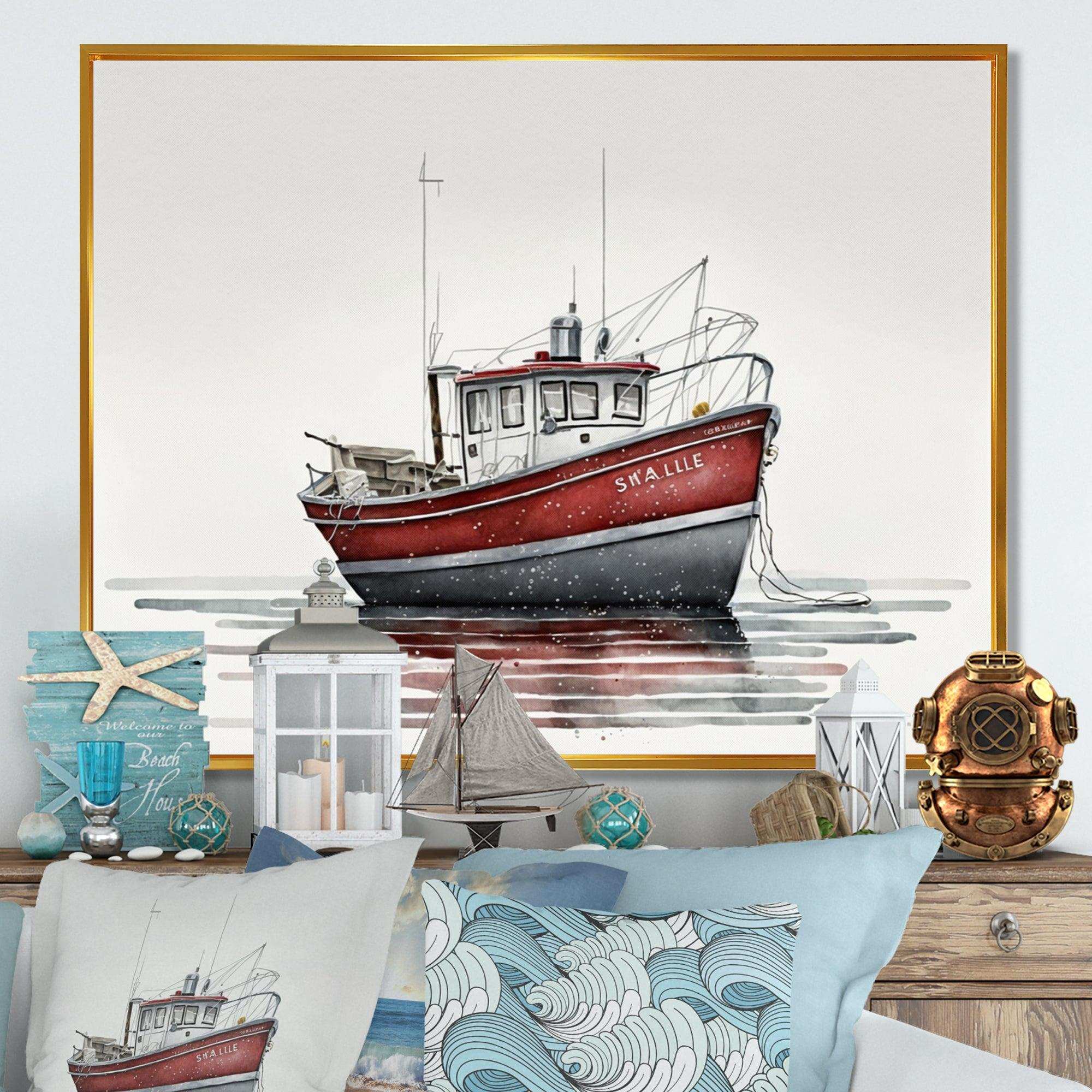 Fisherman'S Boat In The Snow II