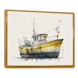 Fisherman'S Boat In The Snow III