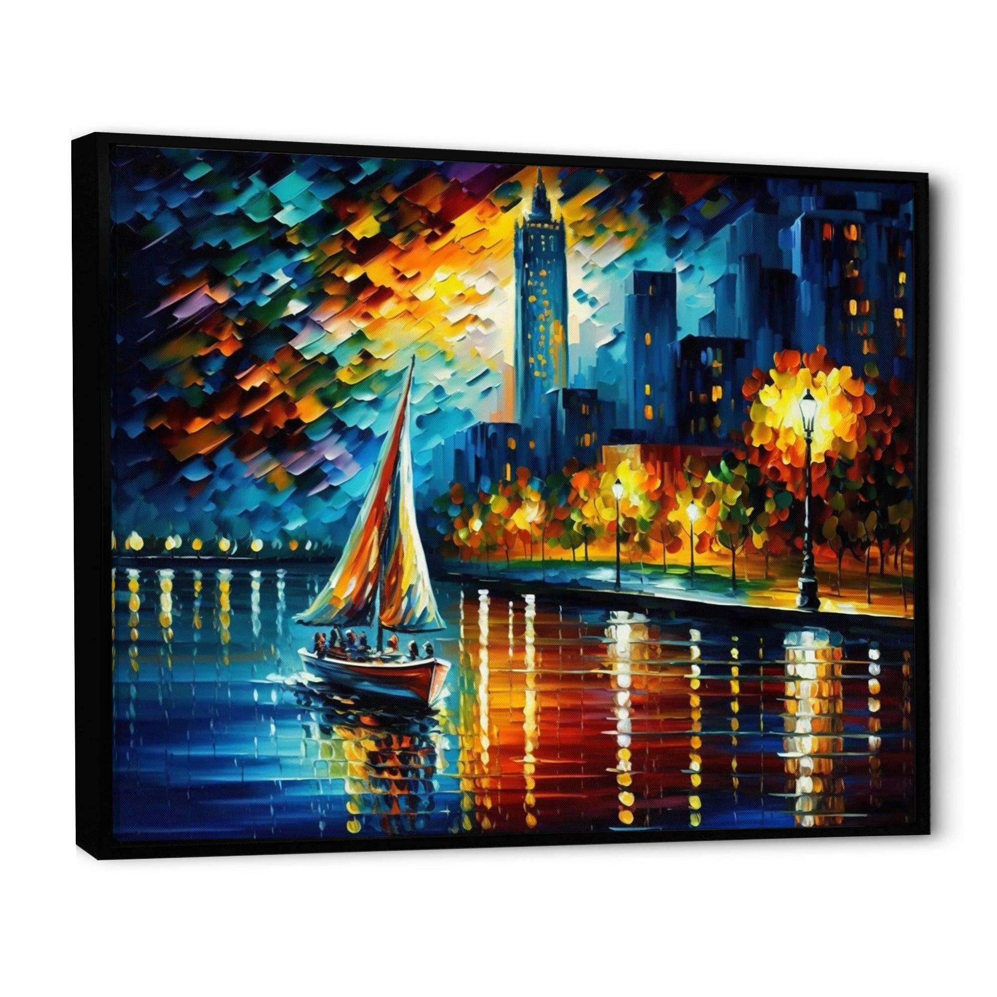 Colorful Paris River