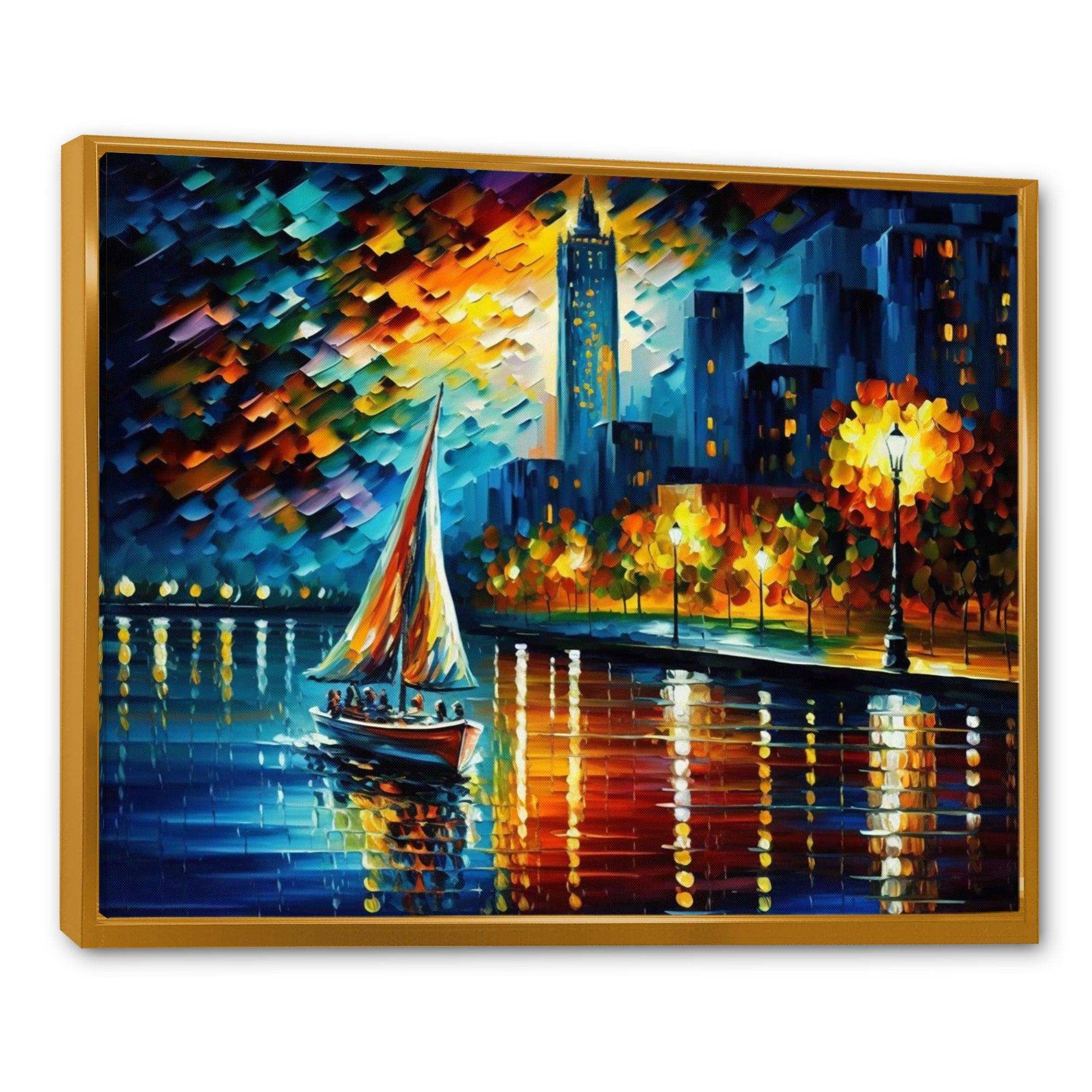 Colorful Paris River