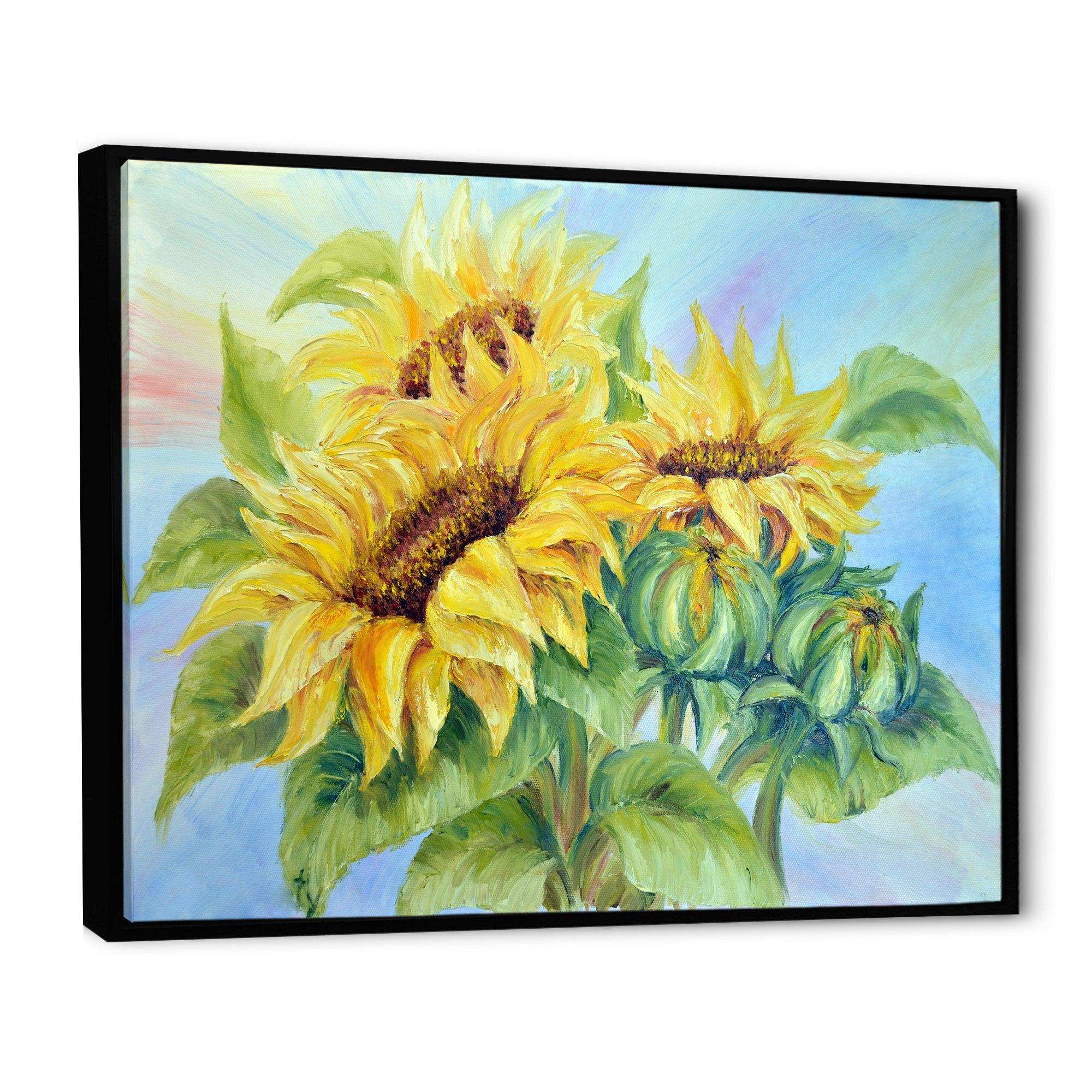 Three Sunflowers