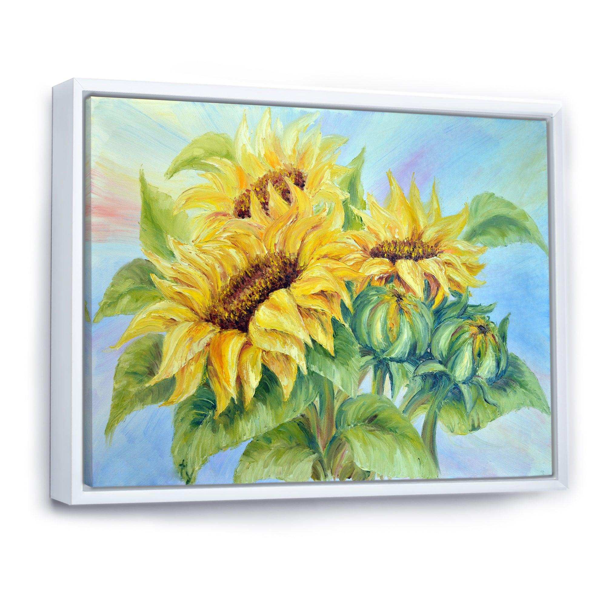 Three Sunflowers