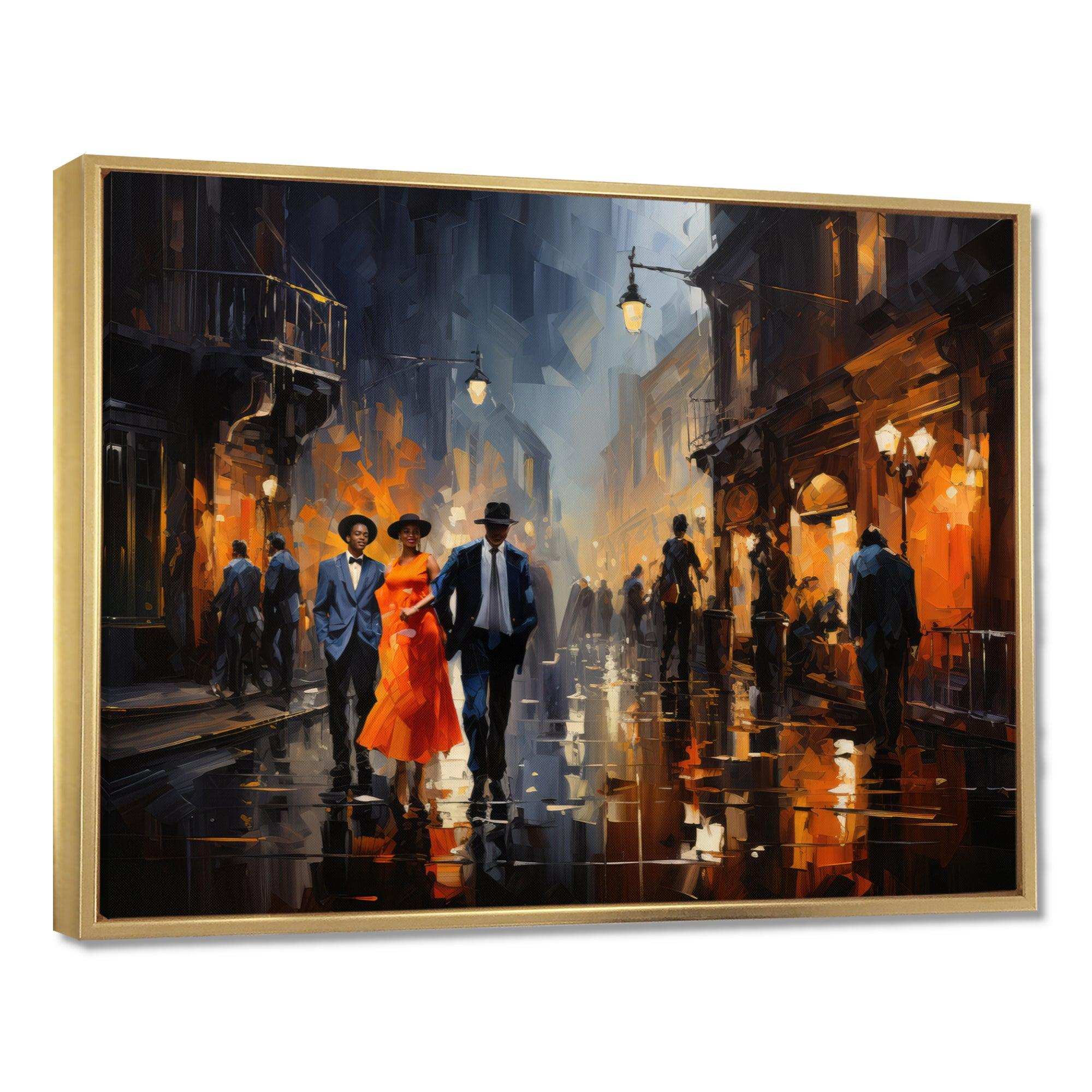 Music In Harlems IV - People Canvas Wall Art