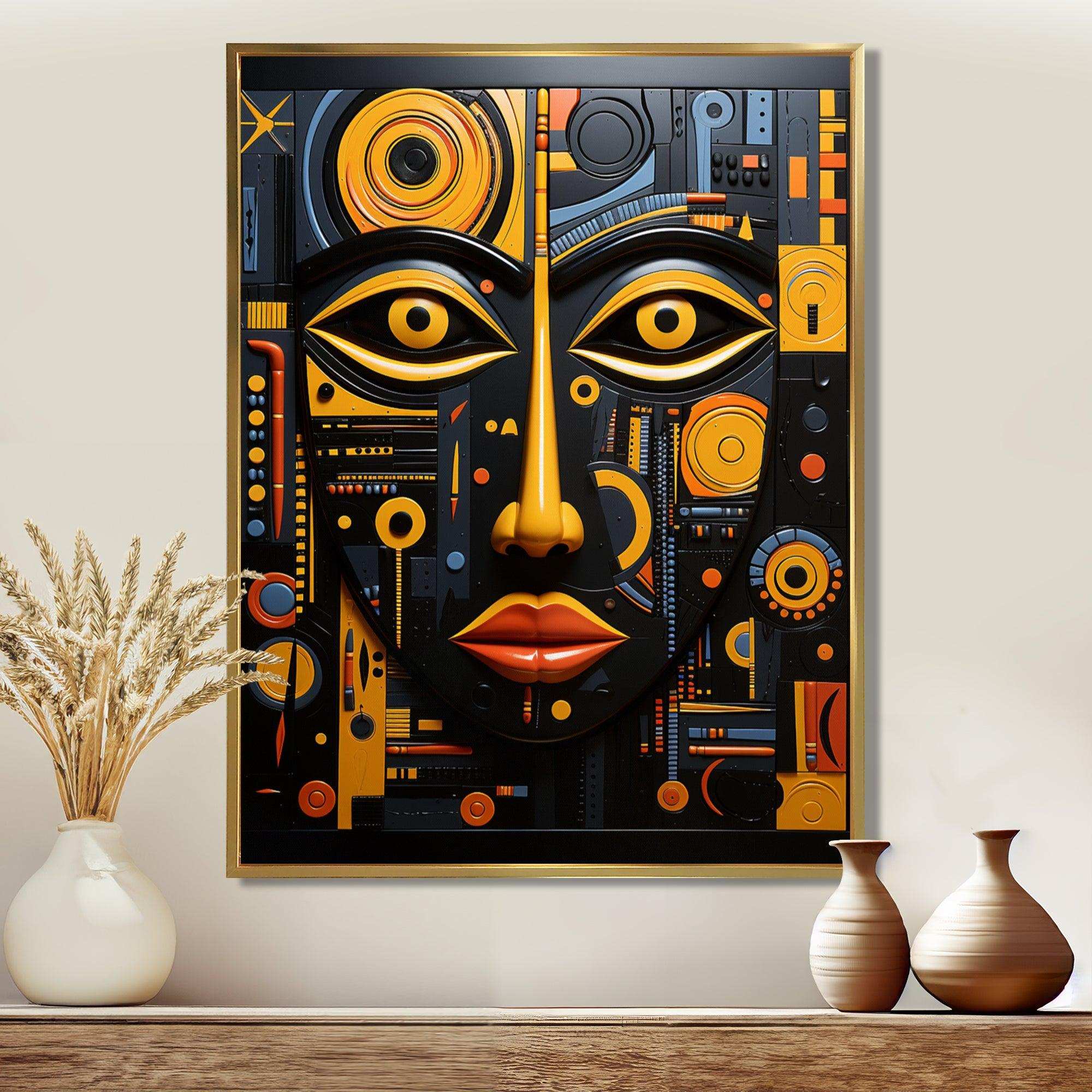 African Tribal Rhythms II - People Canvas Wall Art