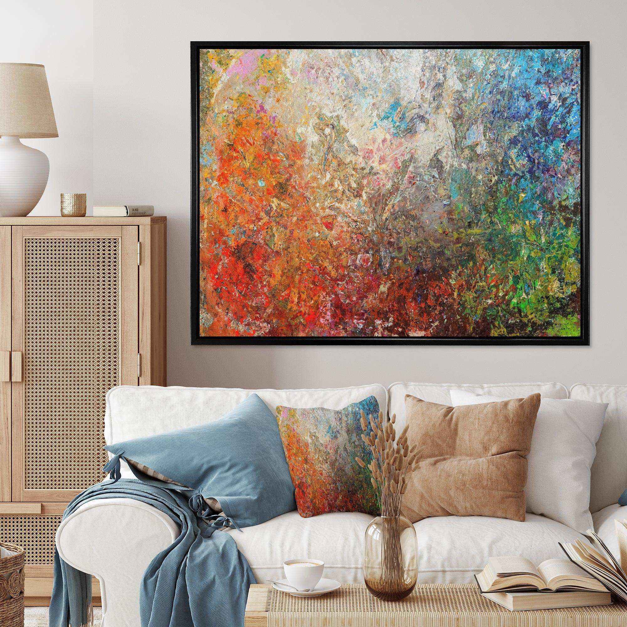 Board Stained Abstract Art