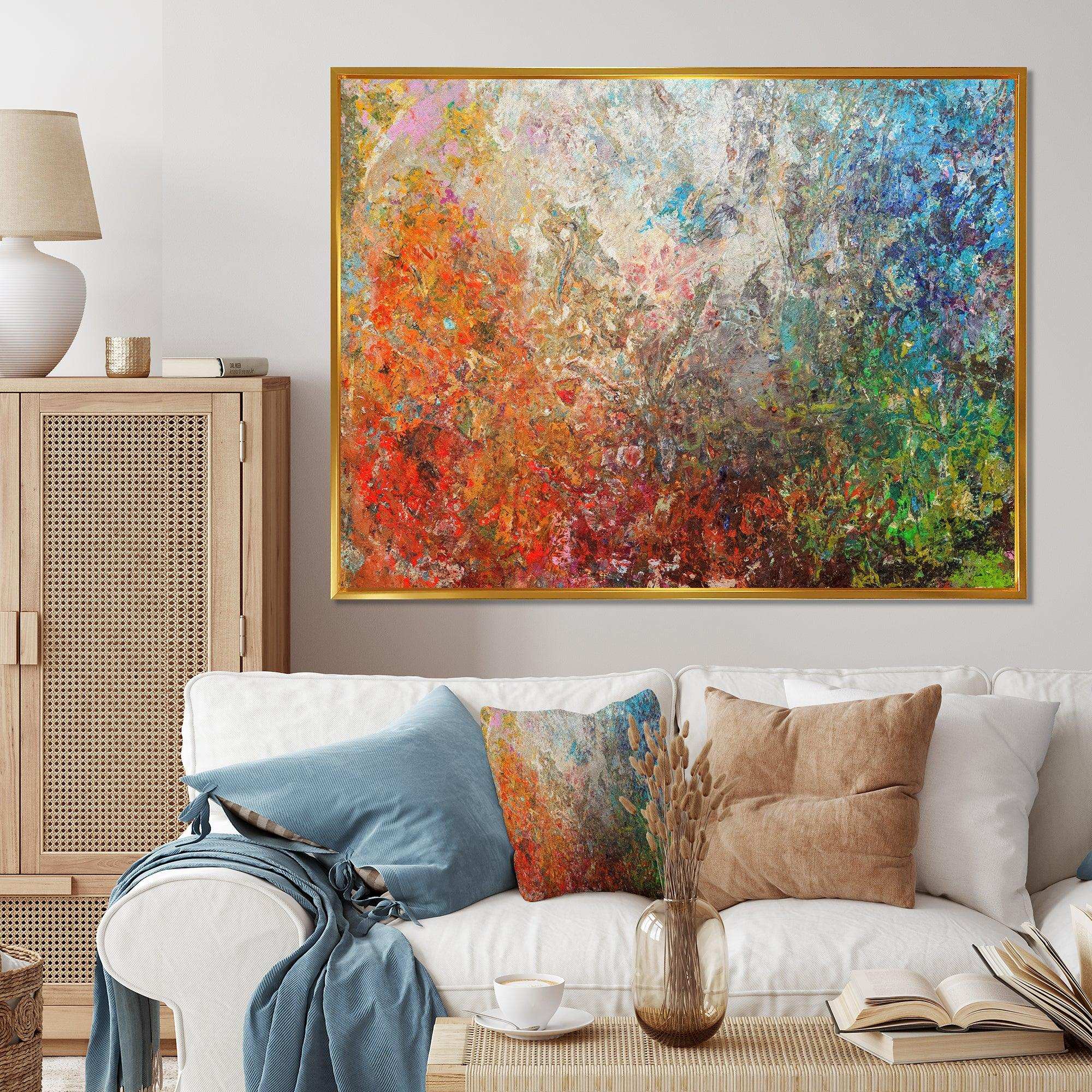 Board Stained Abstract Art