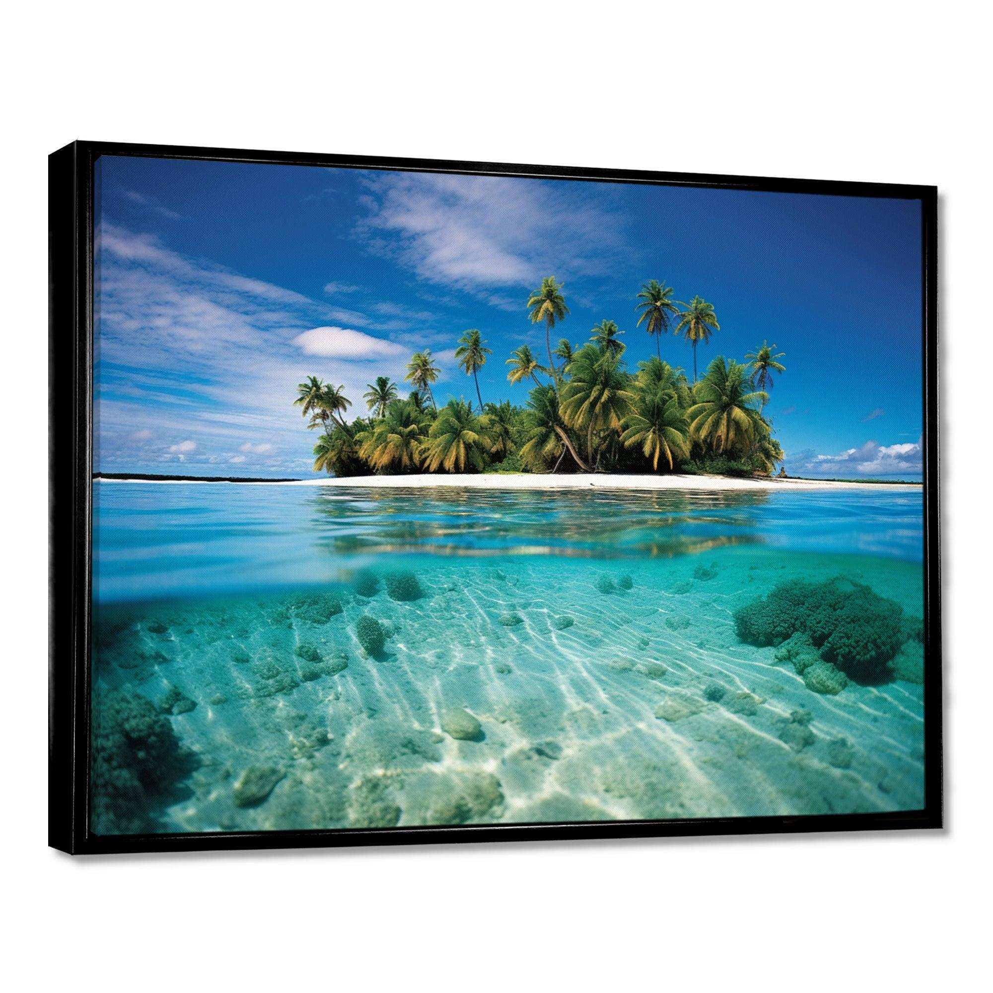 Beach Photo Tropical Escape V - Coastal Canvas Wall Art