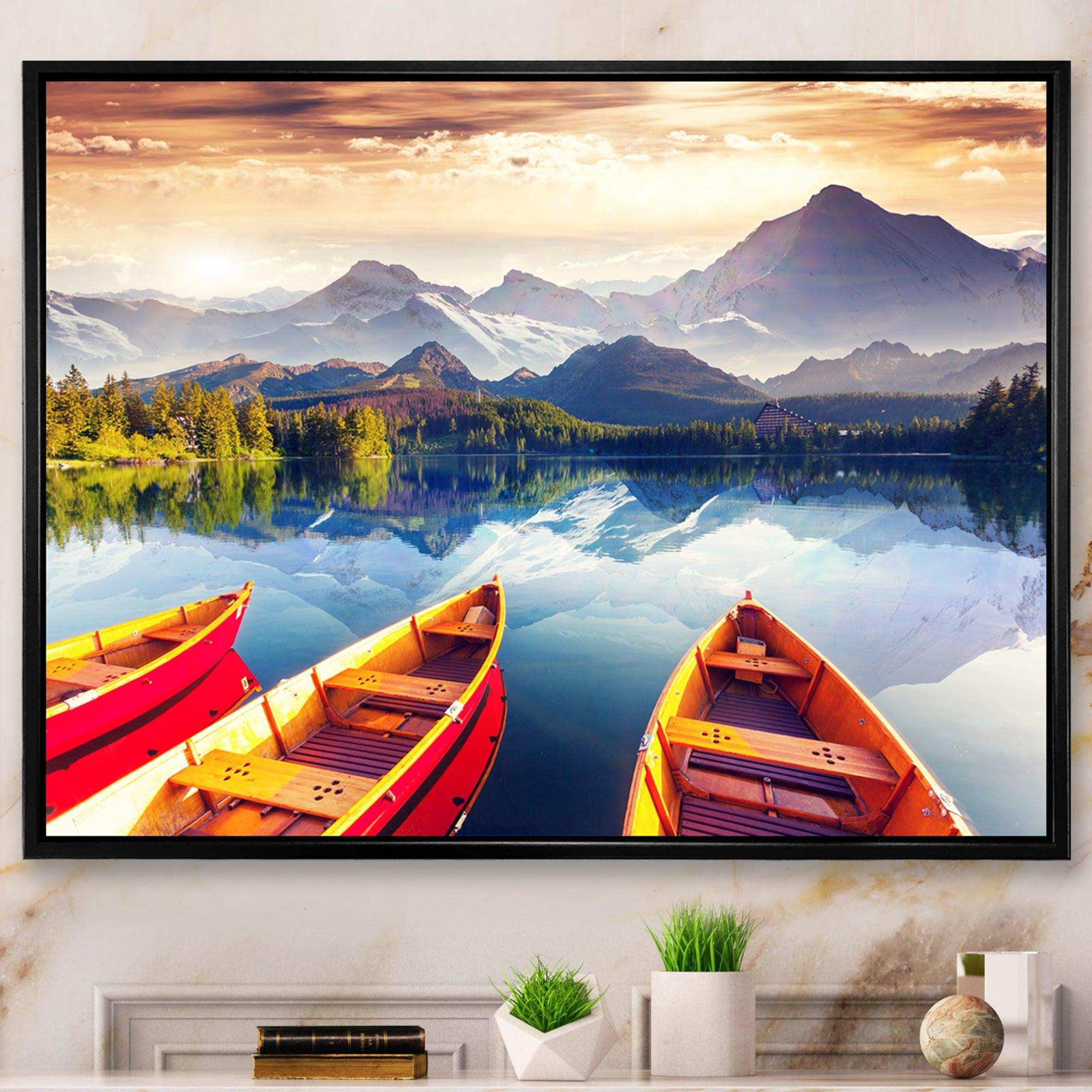 Boats Heading to Lake