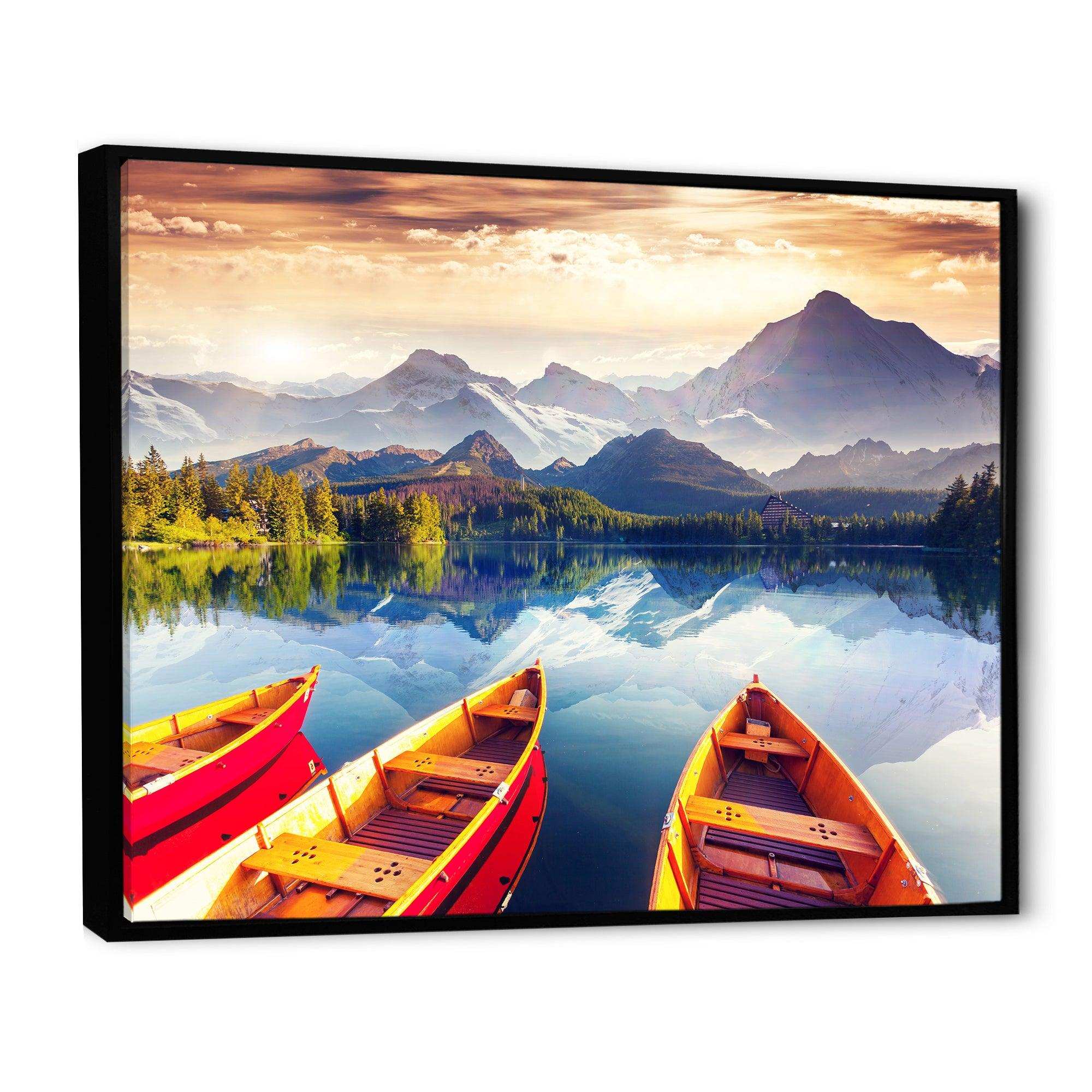 Boats Heading to Lake