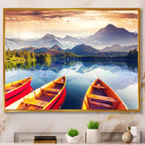 Boats Heading to Lake