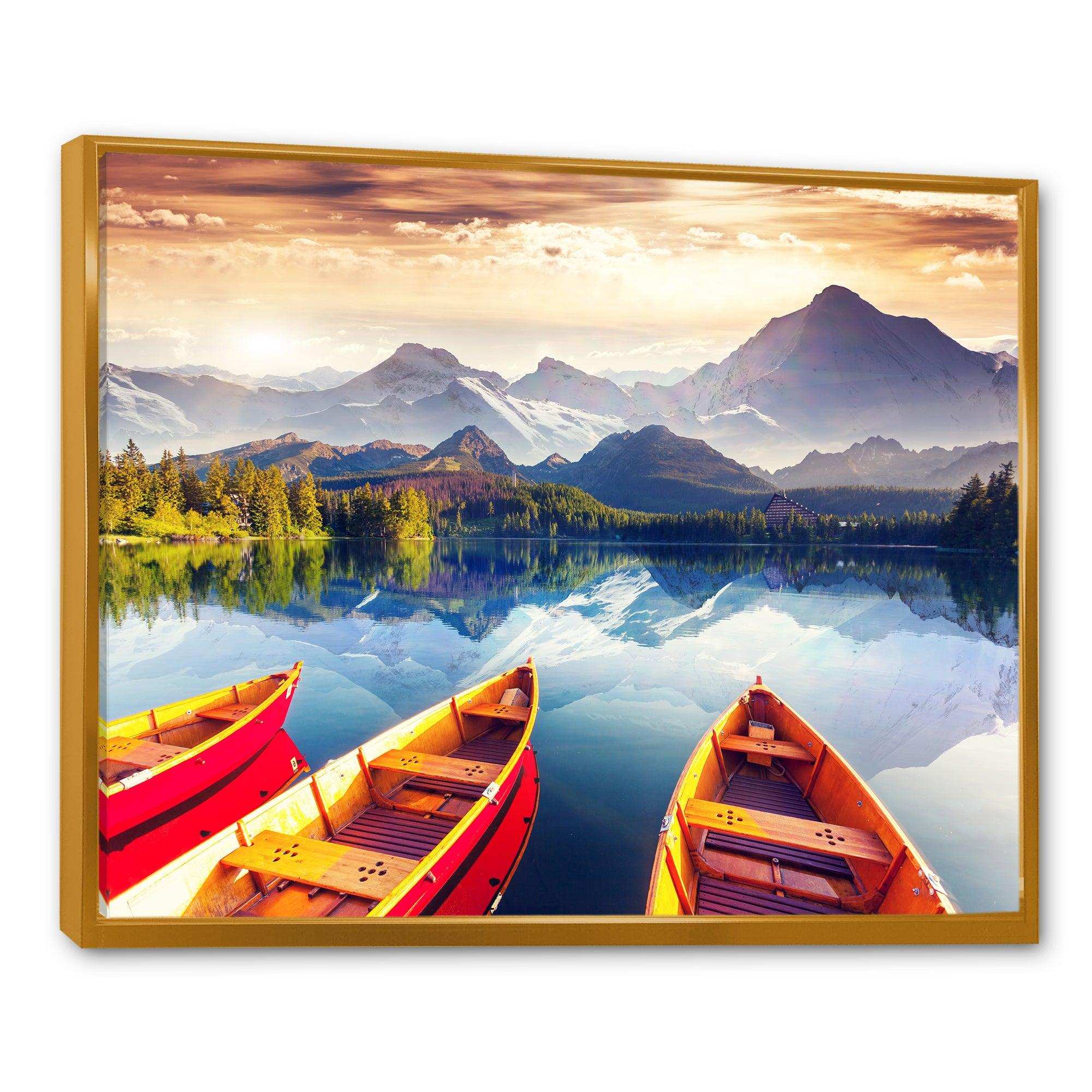 Boats Heading to Lake