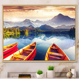 Boats Heading to Lake