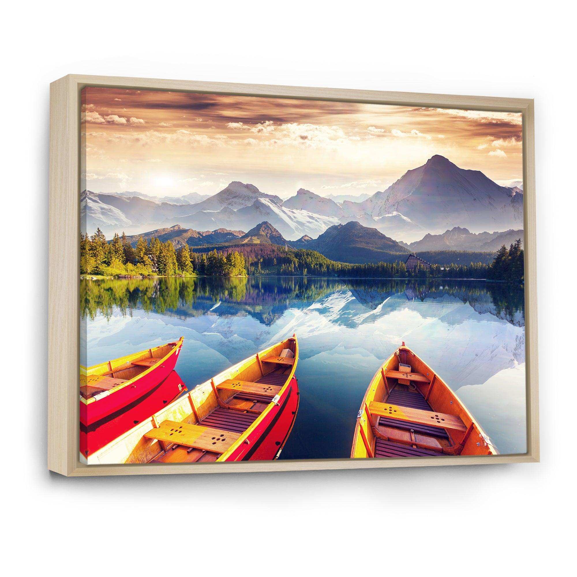 Boats Heading to Lake