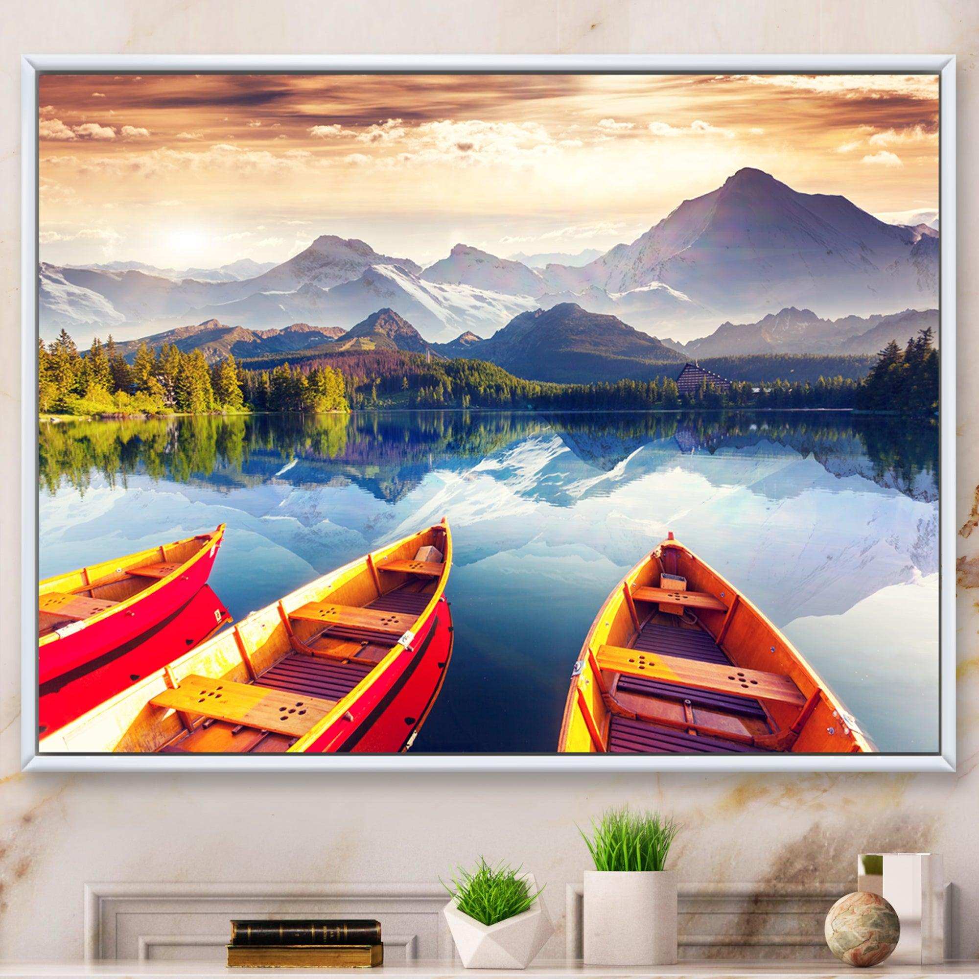 Boats Heading to Lake