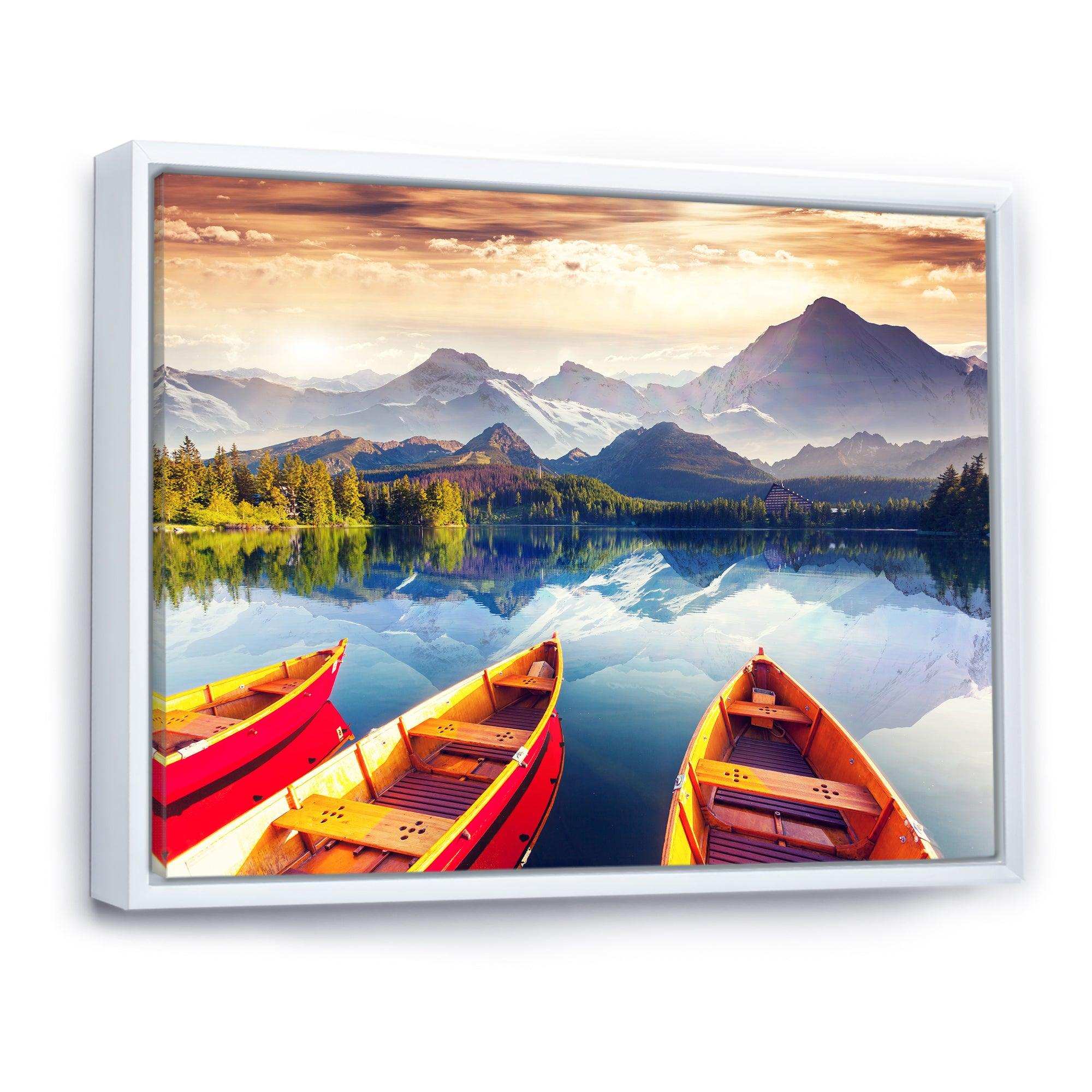 Boats Heading to Lake