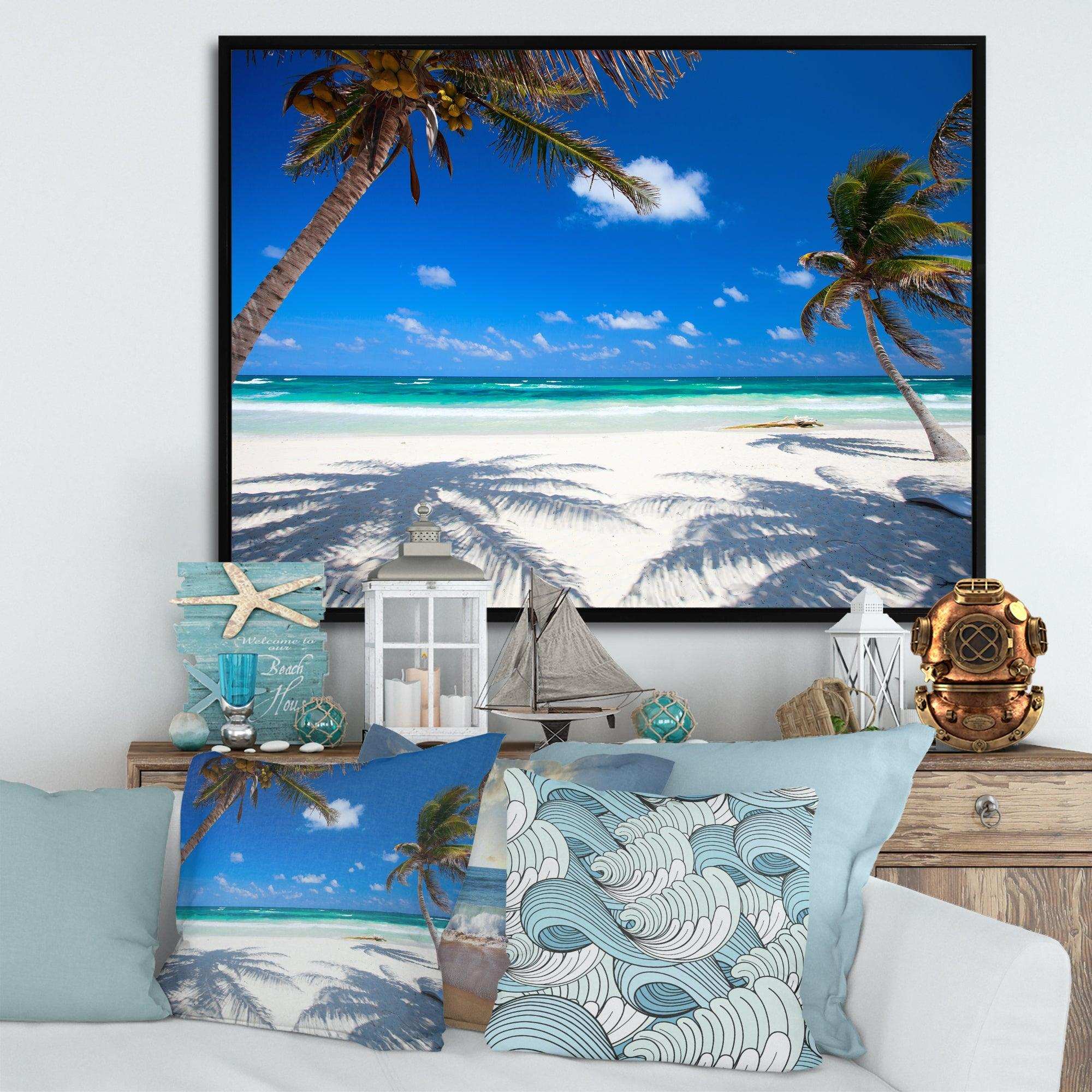 Coconut Palms at Beach