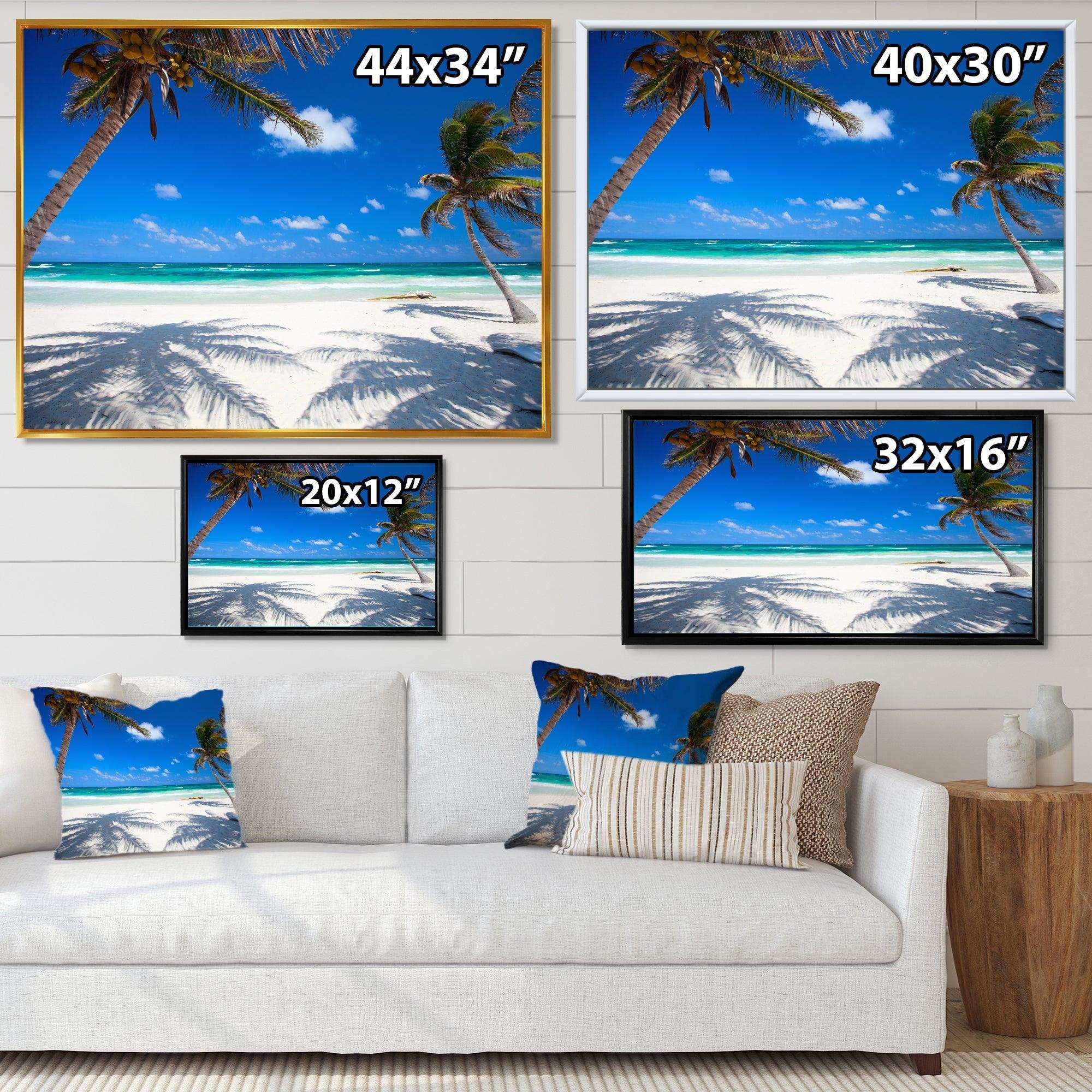 Coconut Palms at Beach