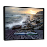 Open Book to the Evening Sea