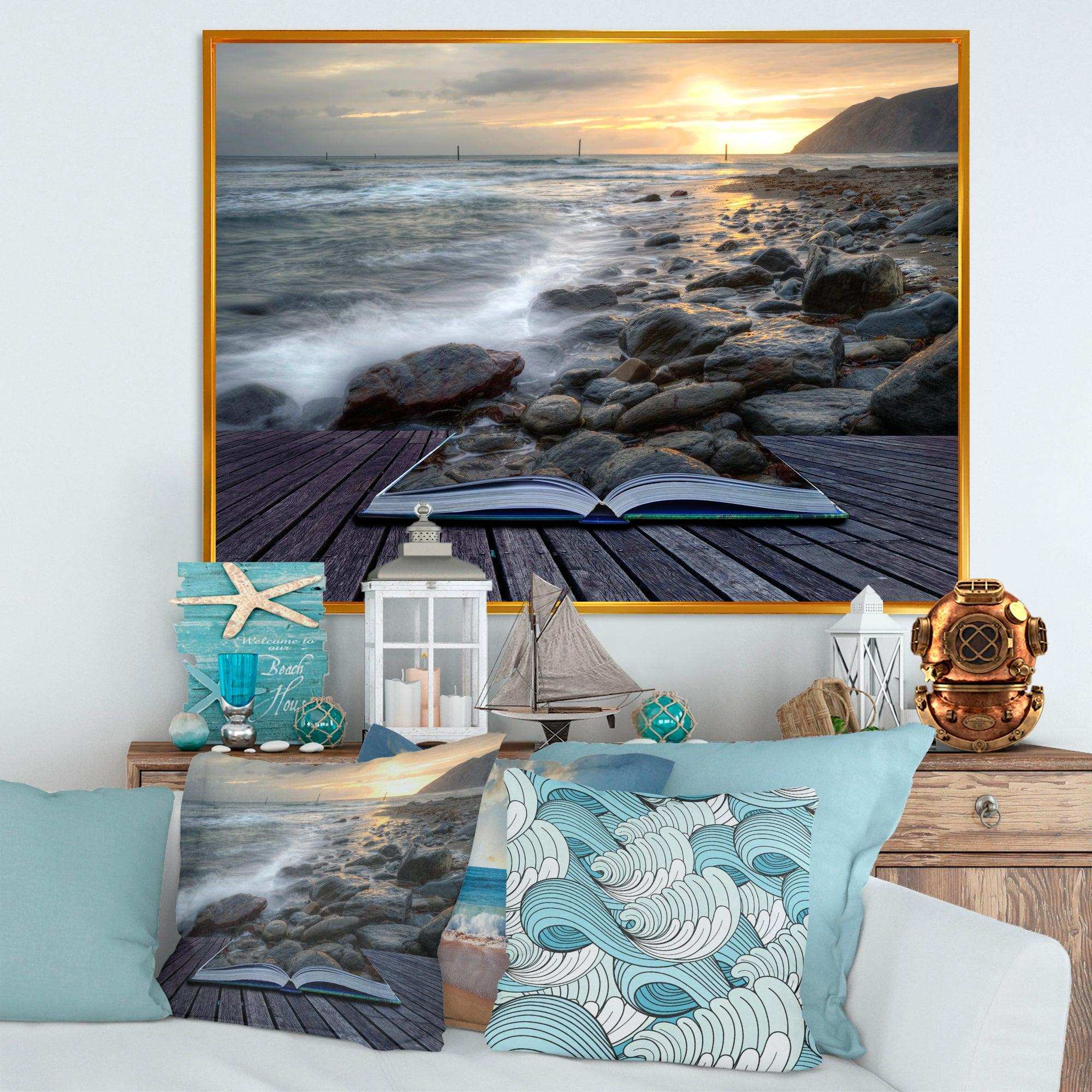 Open Book to the Evening Sea