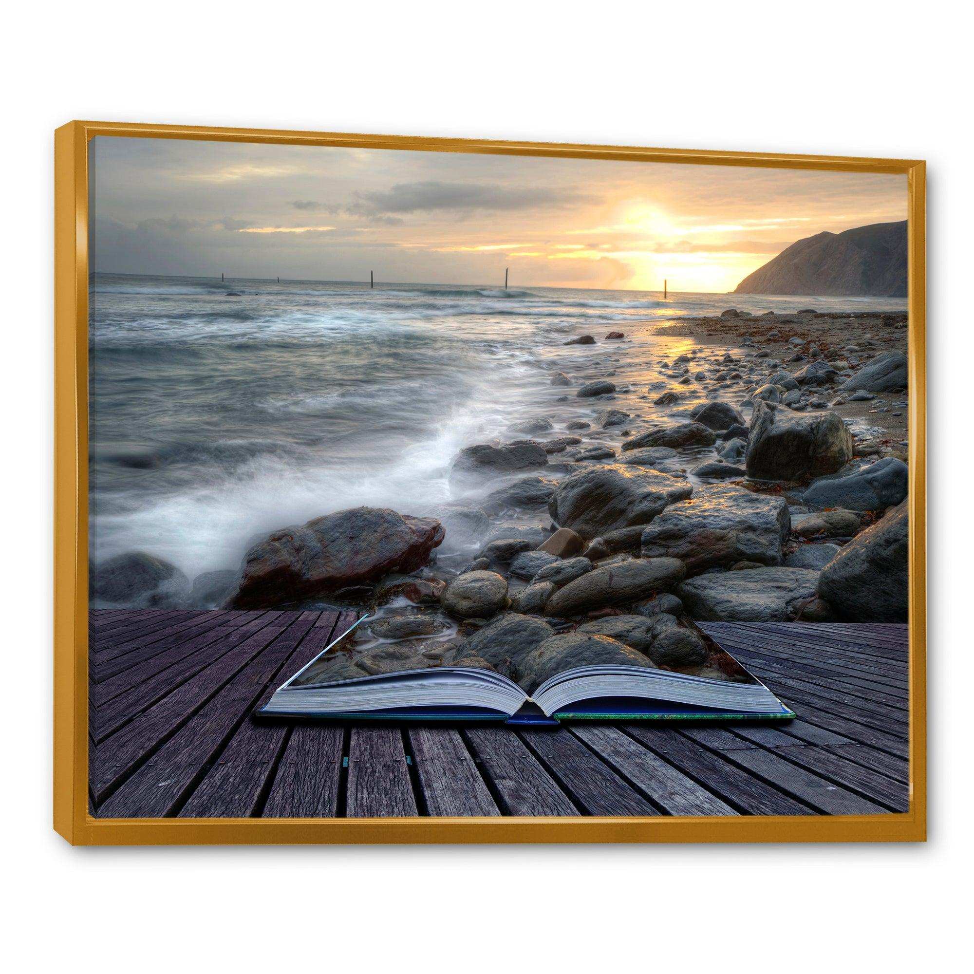 Open Book to the Evening Sea