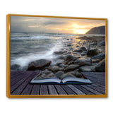 Open Book to the Evening Sea