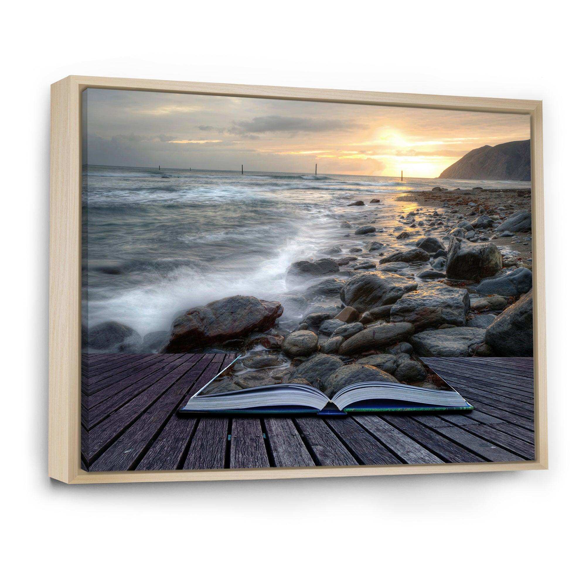 Open Book to the Evening Sea