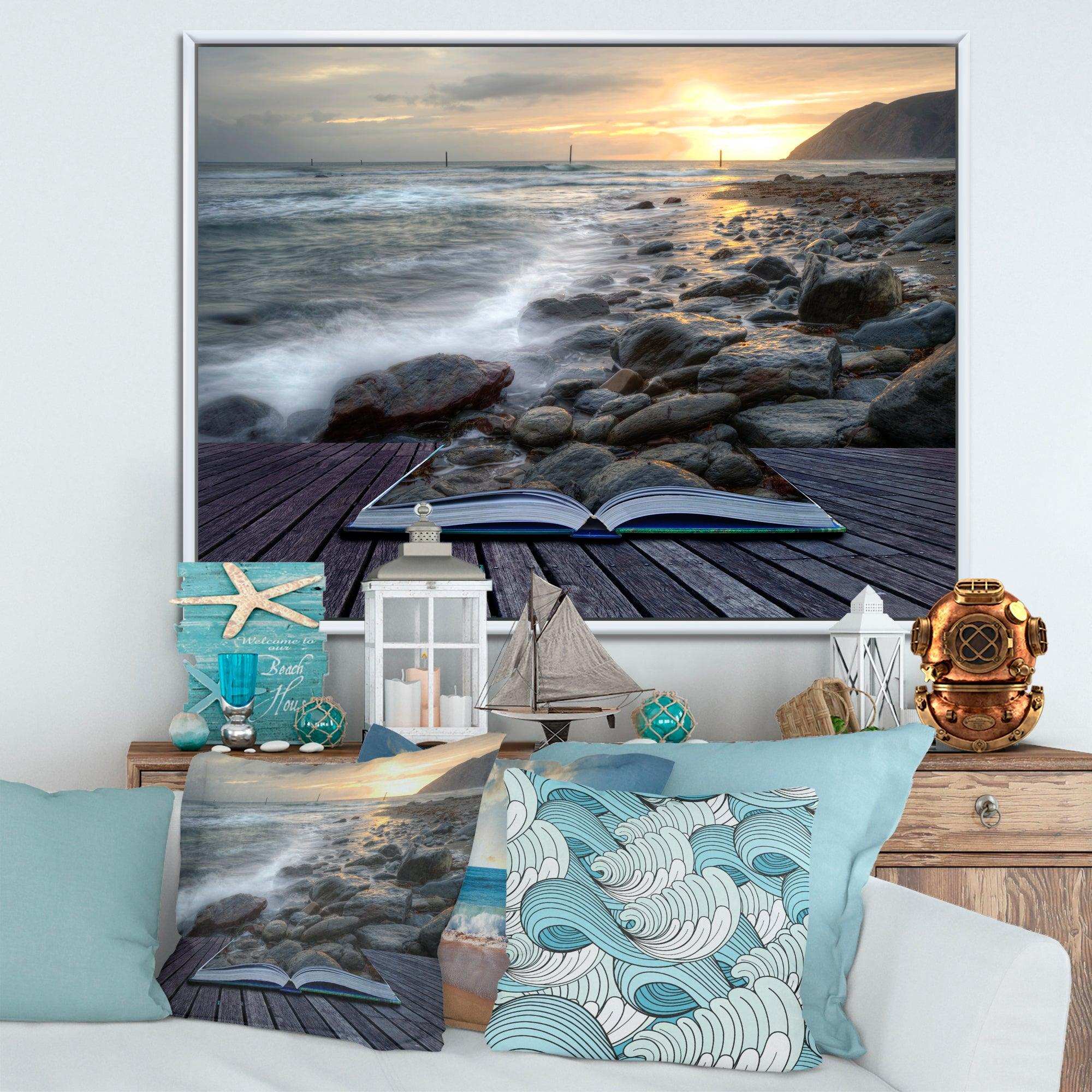 Open Book to the Evening Sea