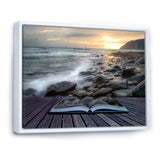 Open Book to the Evening Sea