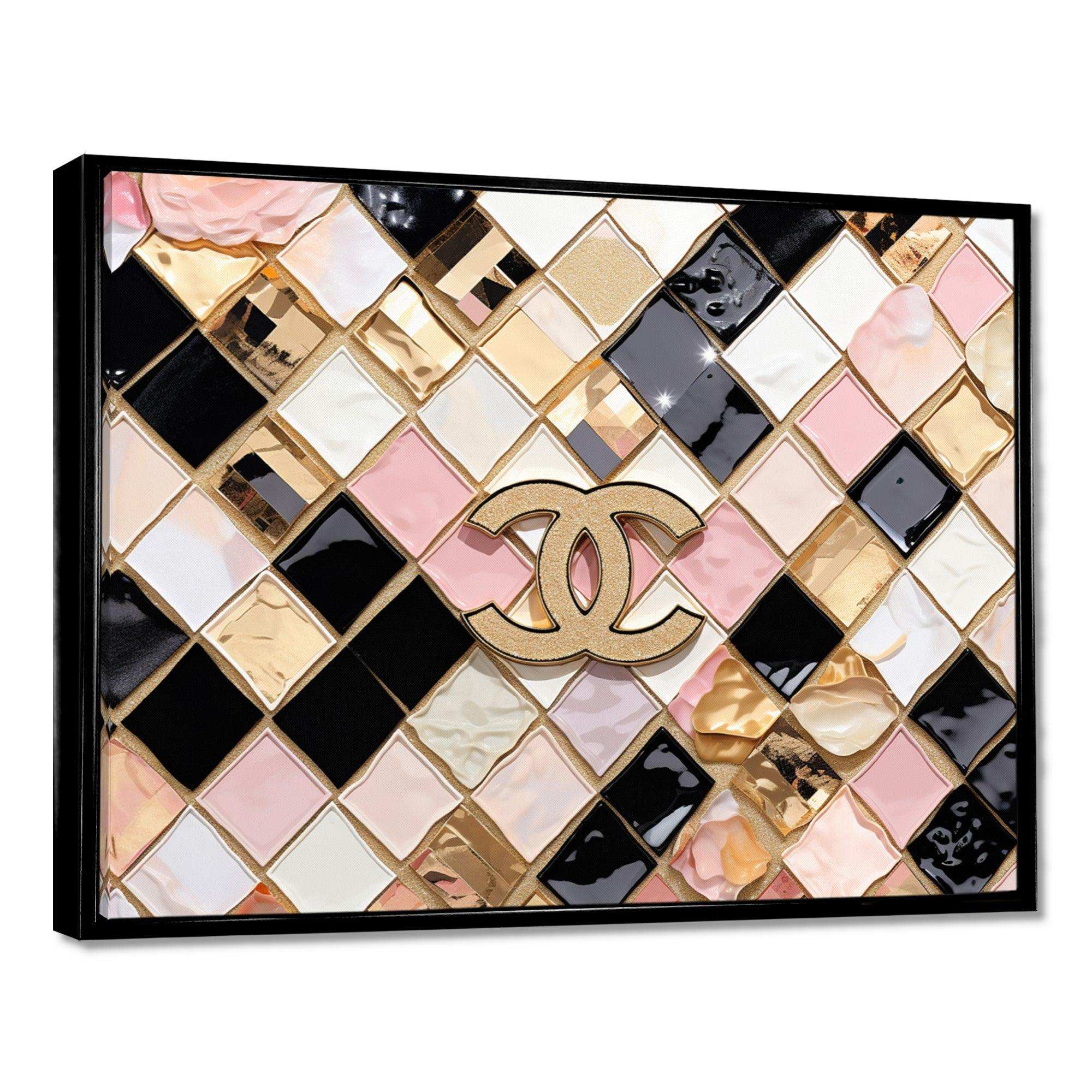 Fashion Geometric Glam Pattern - Fashion Canvas Wall Art