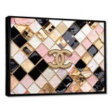 Fashion Geometric Glam Pattern - Fashion Canvas Wall Art