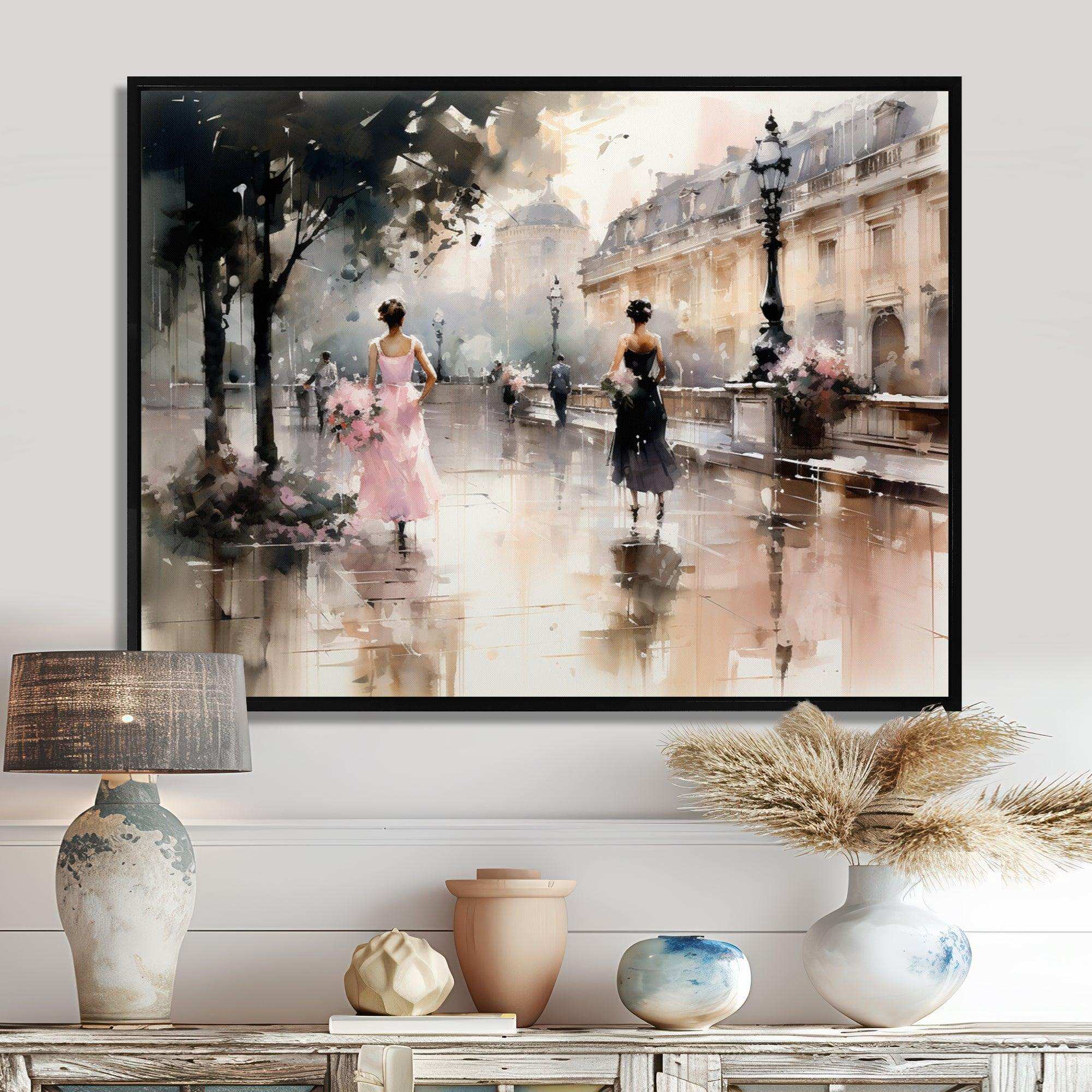Fashion Impressionist Elegance I - Fashion Canvas Wall Art