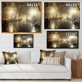 Night Alley with Lights