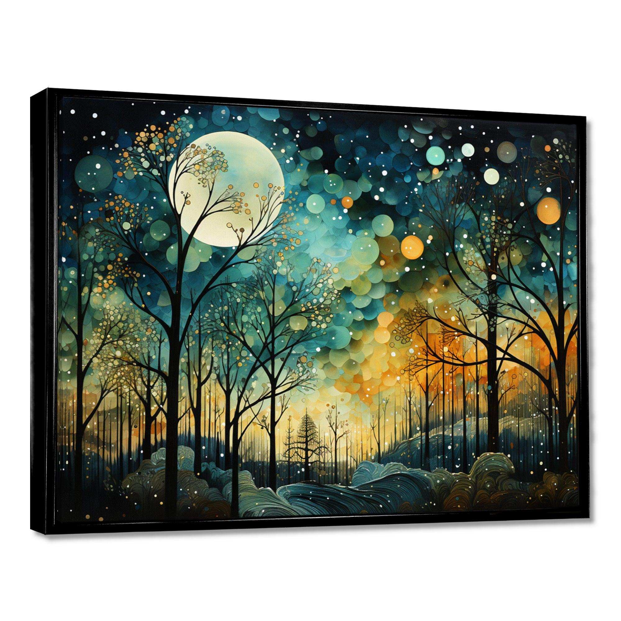 Enchanted Forest - Abstract Canvas Wall Art