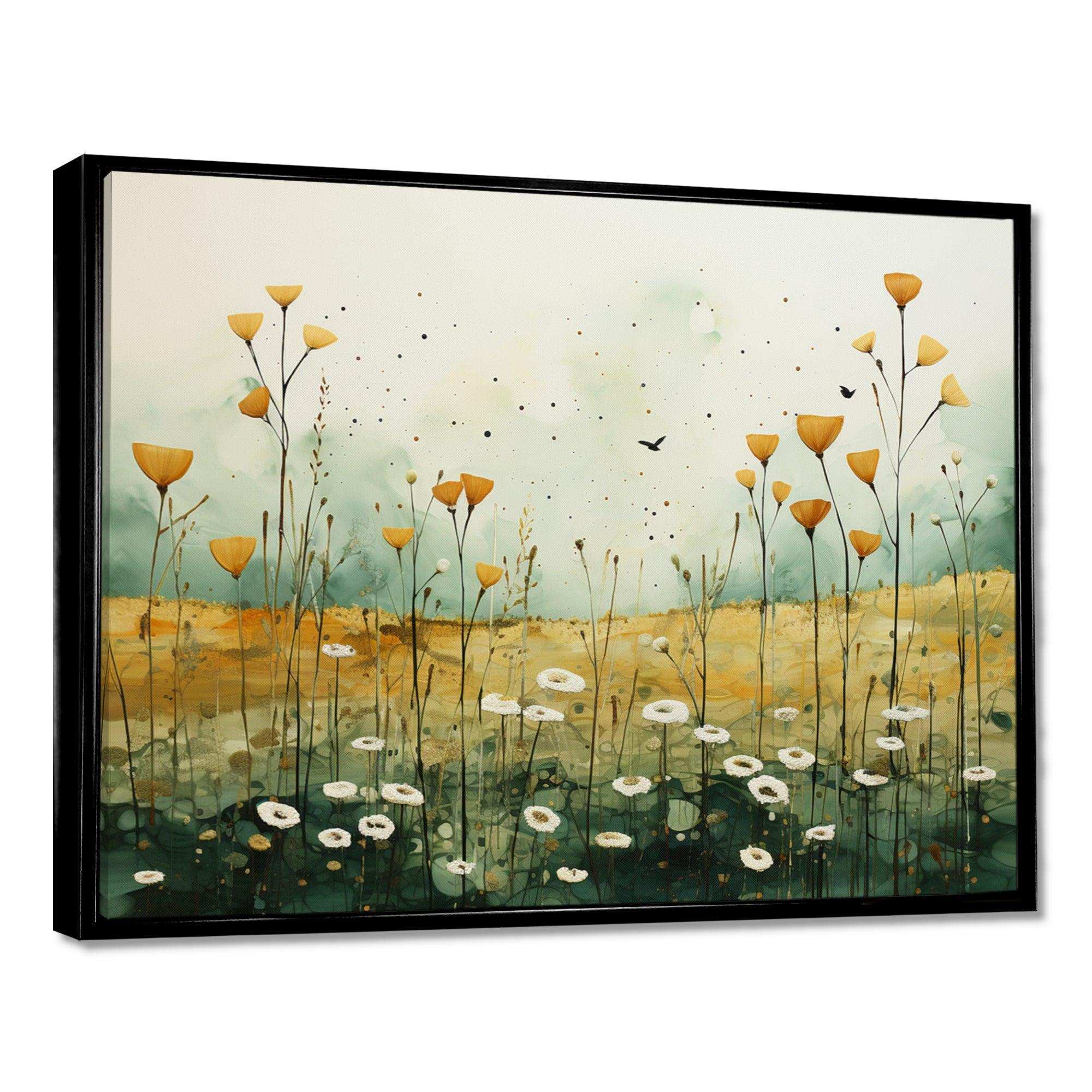 Whispering Meadows I - Abstract Canvas Wall Art