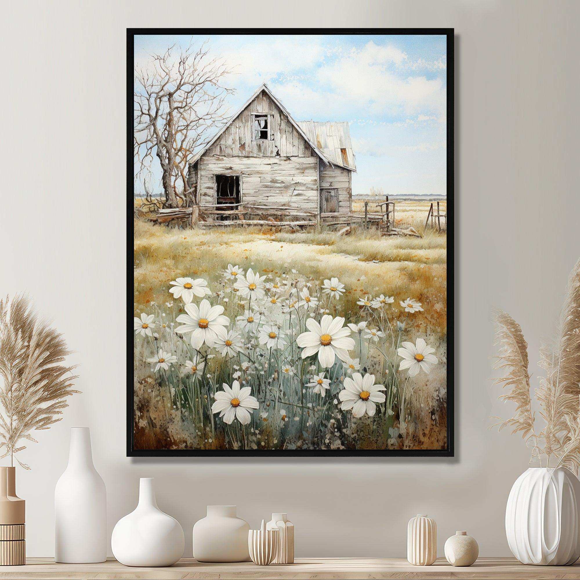 Farmhouse Quiet Retreat II - Landscapes Canvas Wall Art