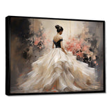 Fashion Pink Dress Elegance Unveiled III - Fashion Canvas Wall Art