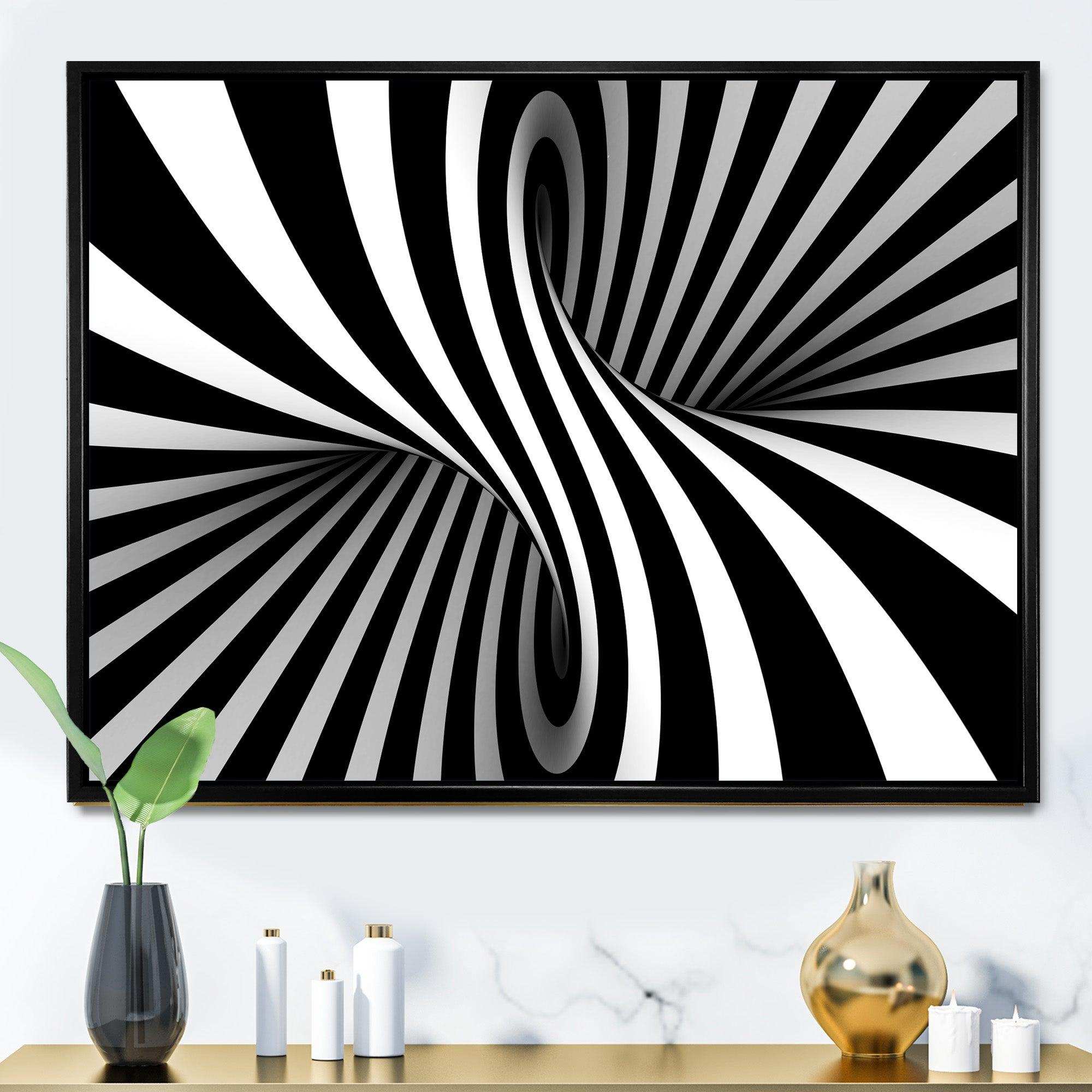 Black and White Spiral