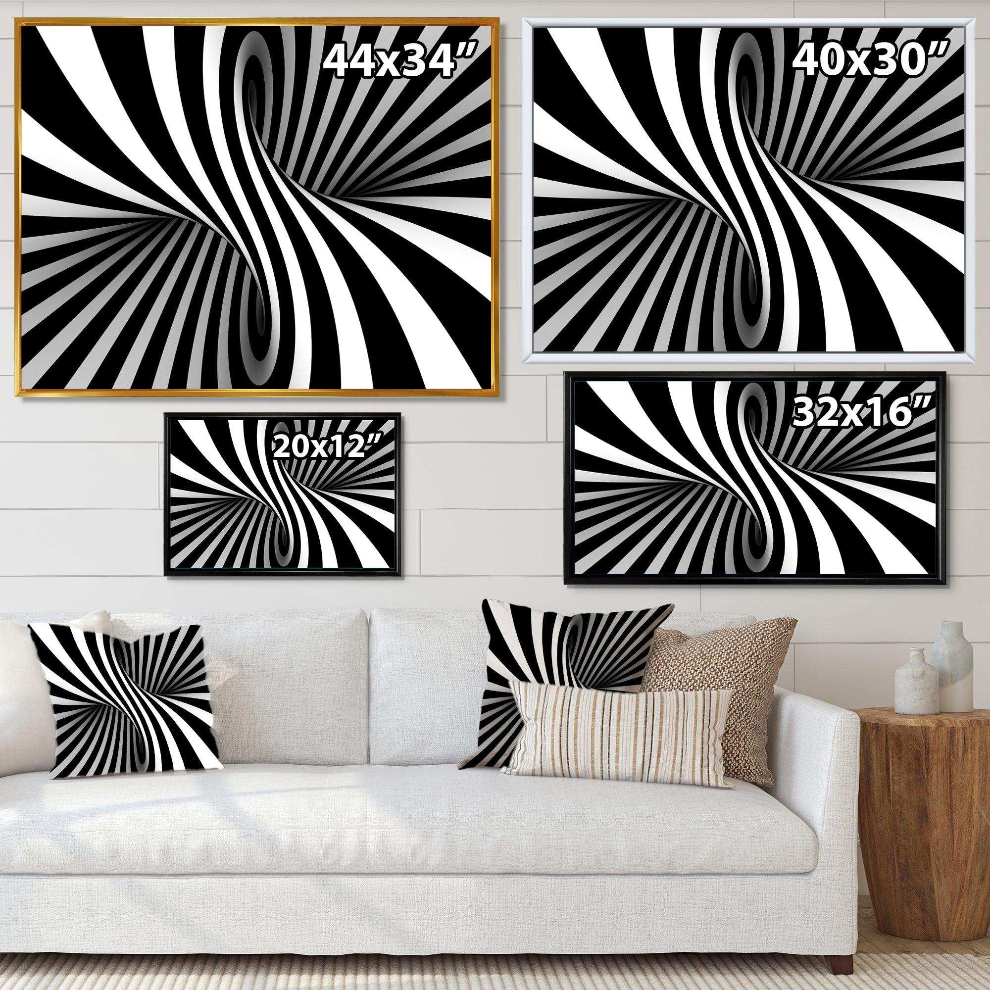 Black and White Spiral