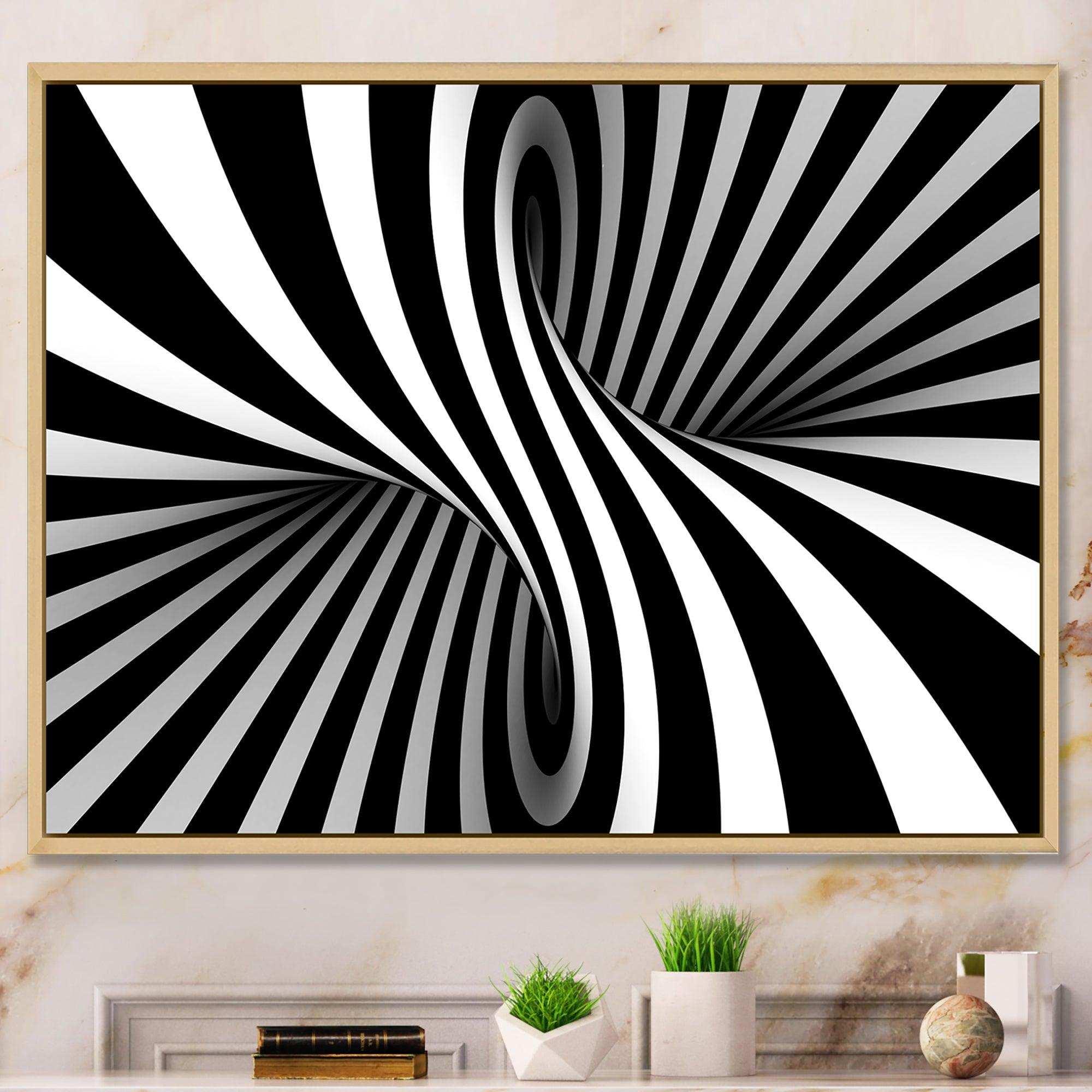 Black and White Spiral