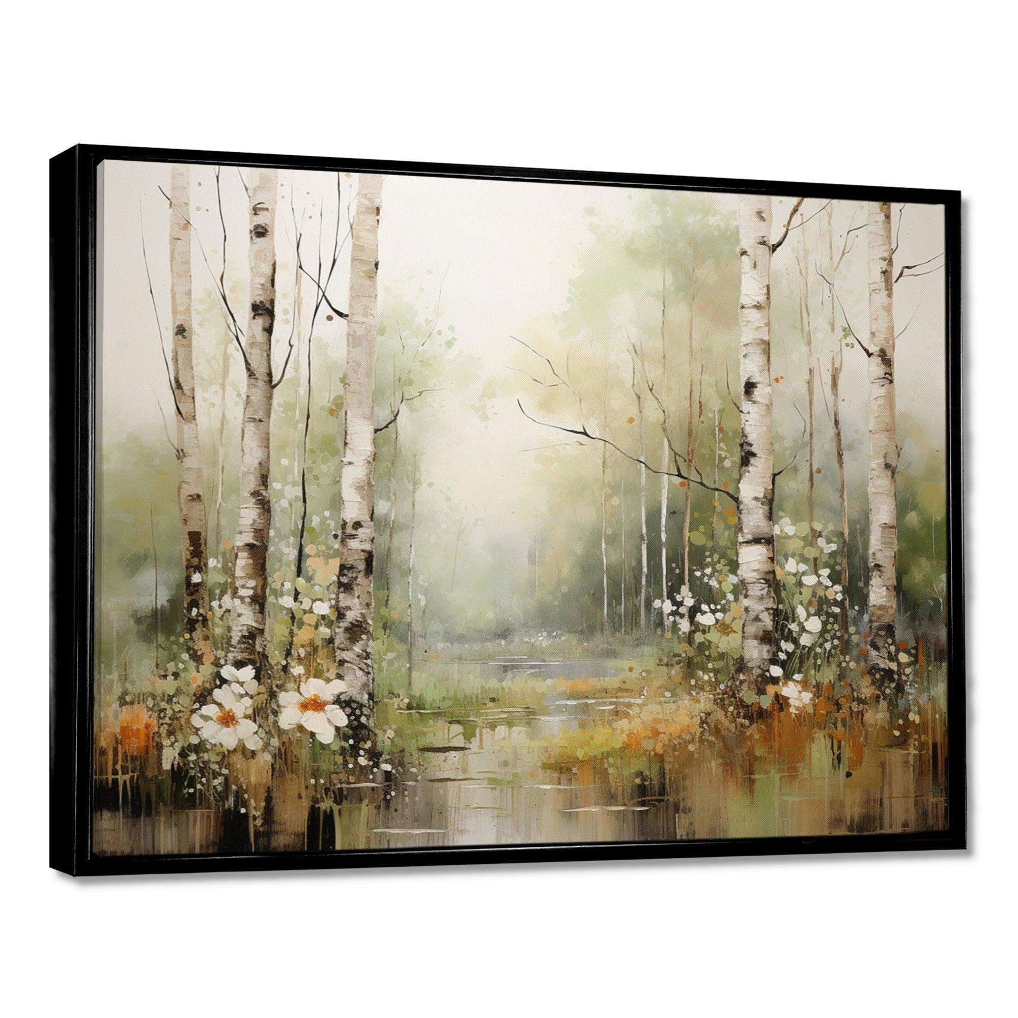 Minimalism Forest Woods II - Landscapes Canvas Wall Art