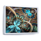 Light Blue Fractal Flower
