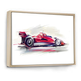 Red Formula One Car