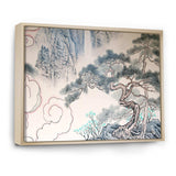 Chinese Blue Tree Art