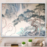 Chinese Blue Tree Art