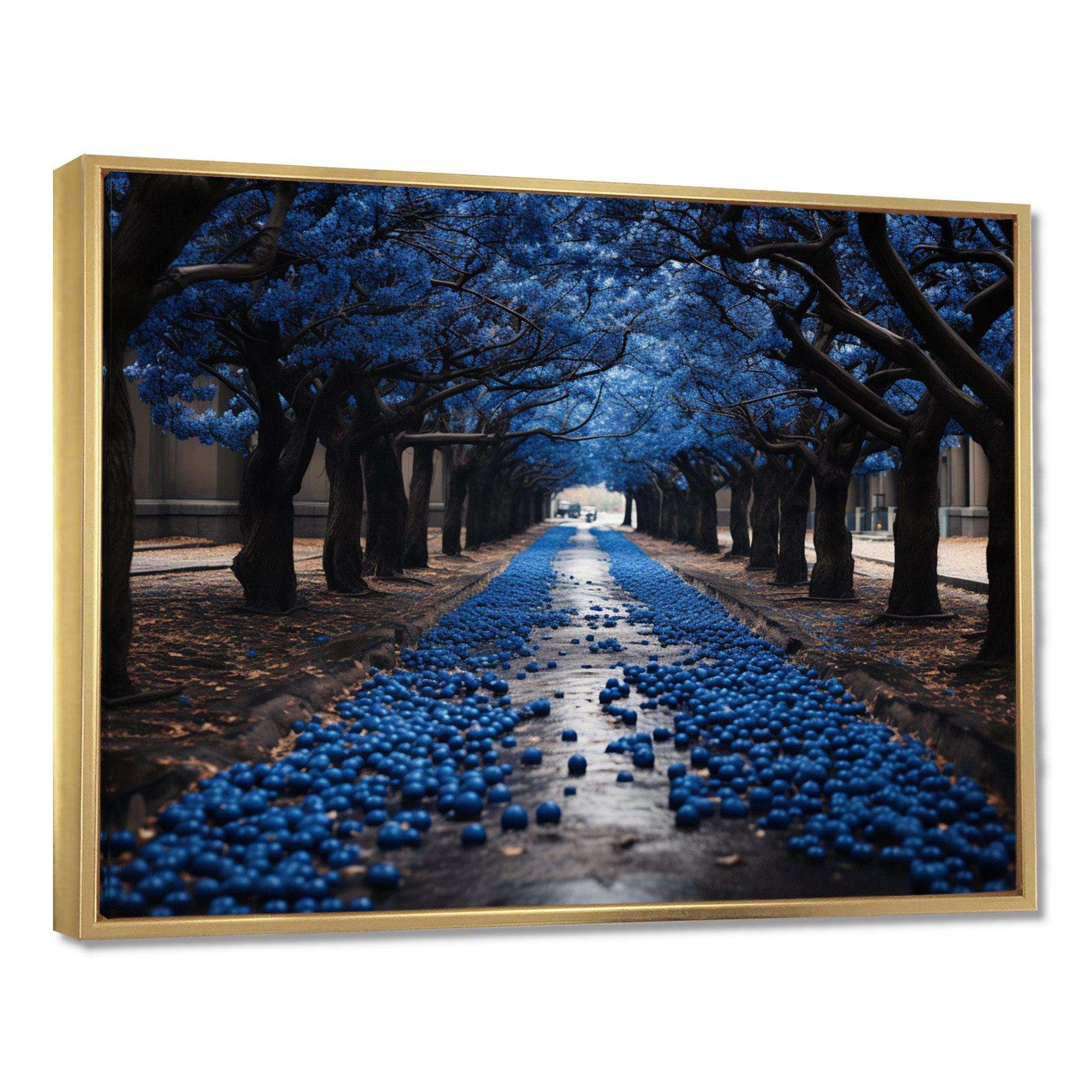 Monochrome Yellow And Grey Tree Symphony XI - Landscapes Canvas Wall Art