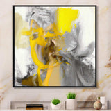 Mustard Yellow And Vivid Gray I