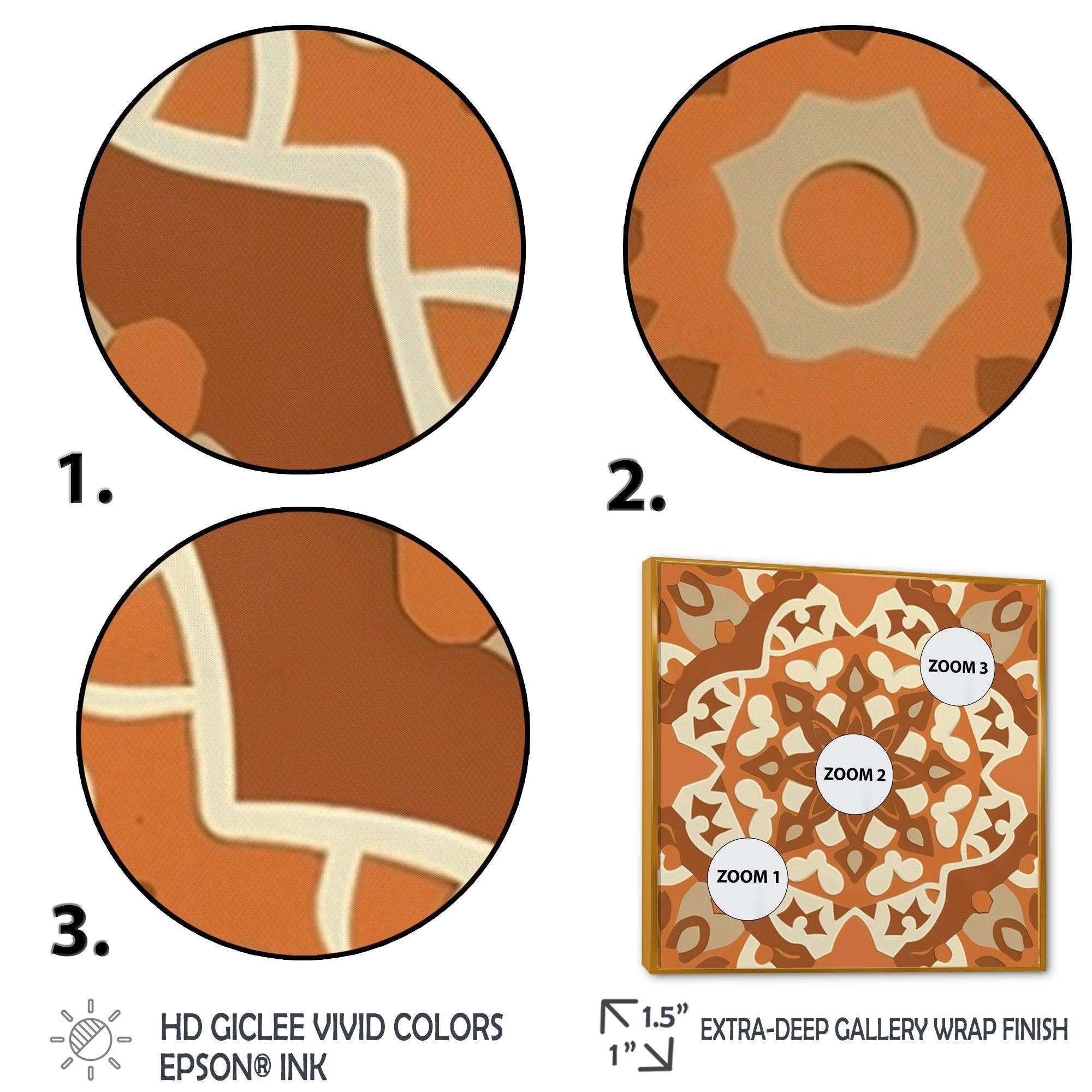 Moroccoan Tiles In Earth Tones III