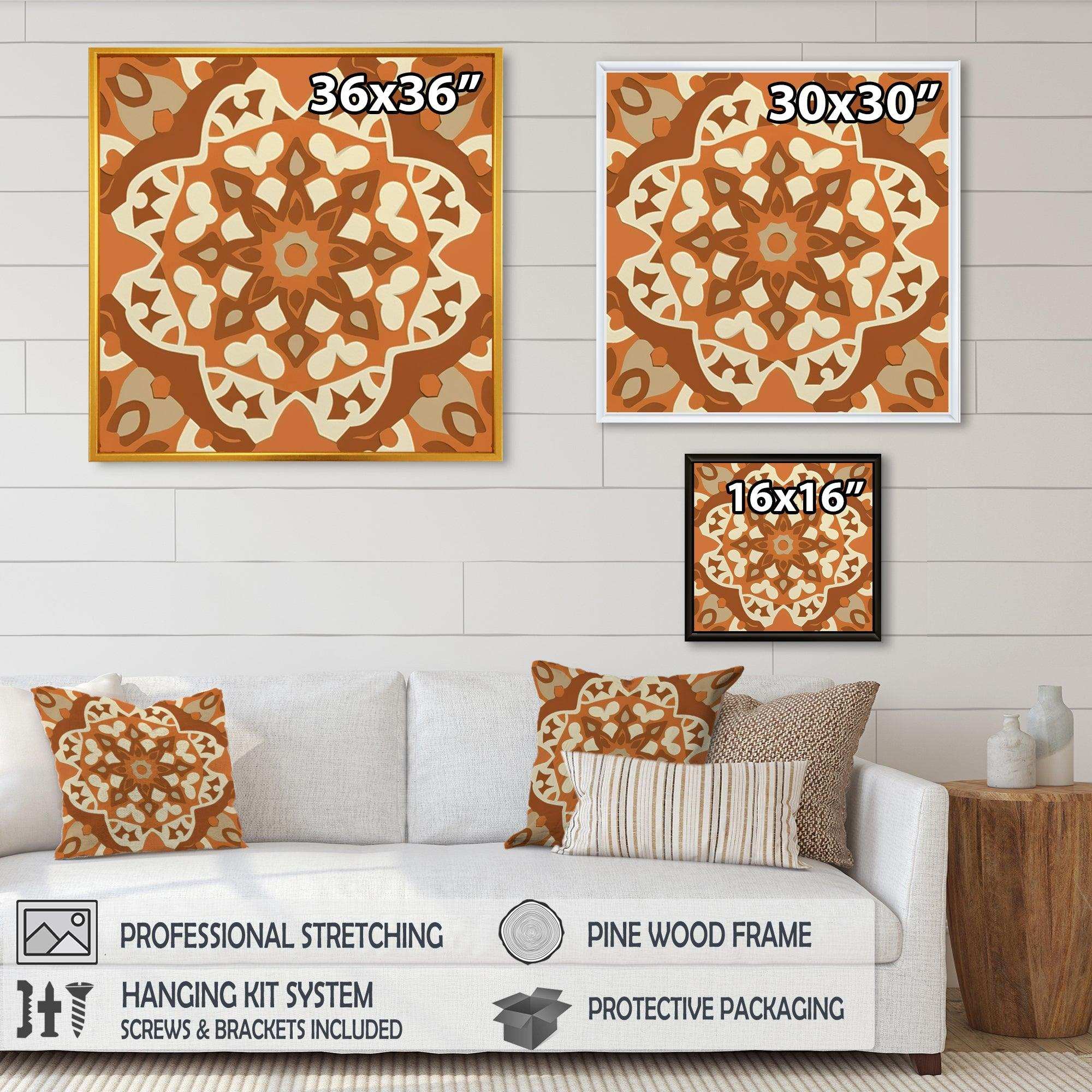 Moroccoan Tiles In Earth Tones III