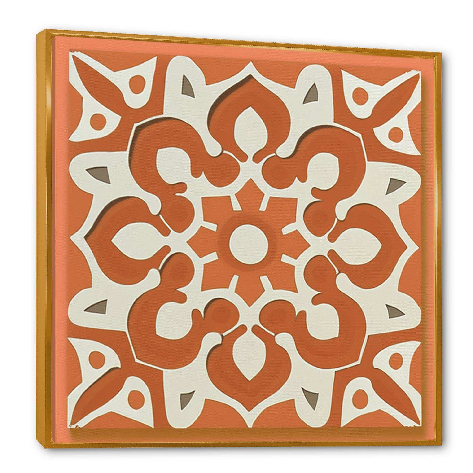 Moroccoan Tiles In Earth Tones IV